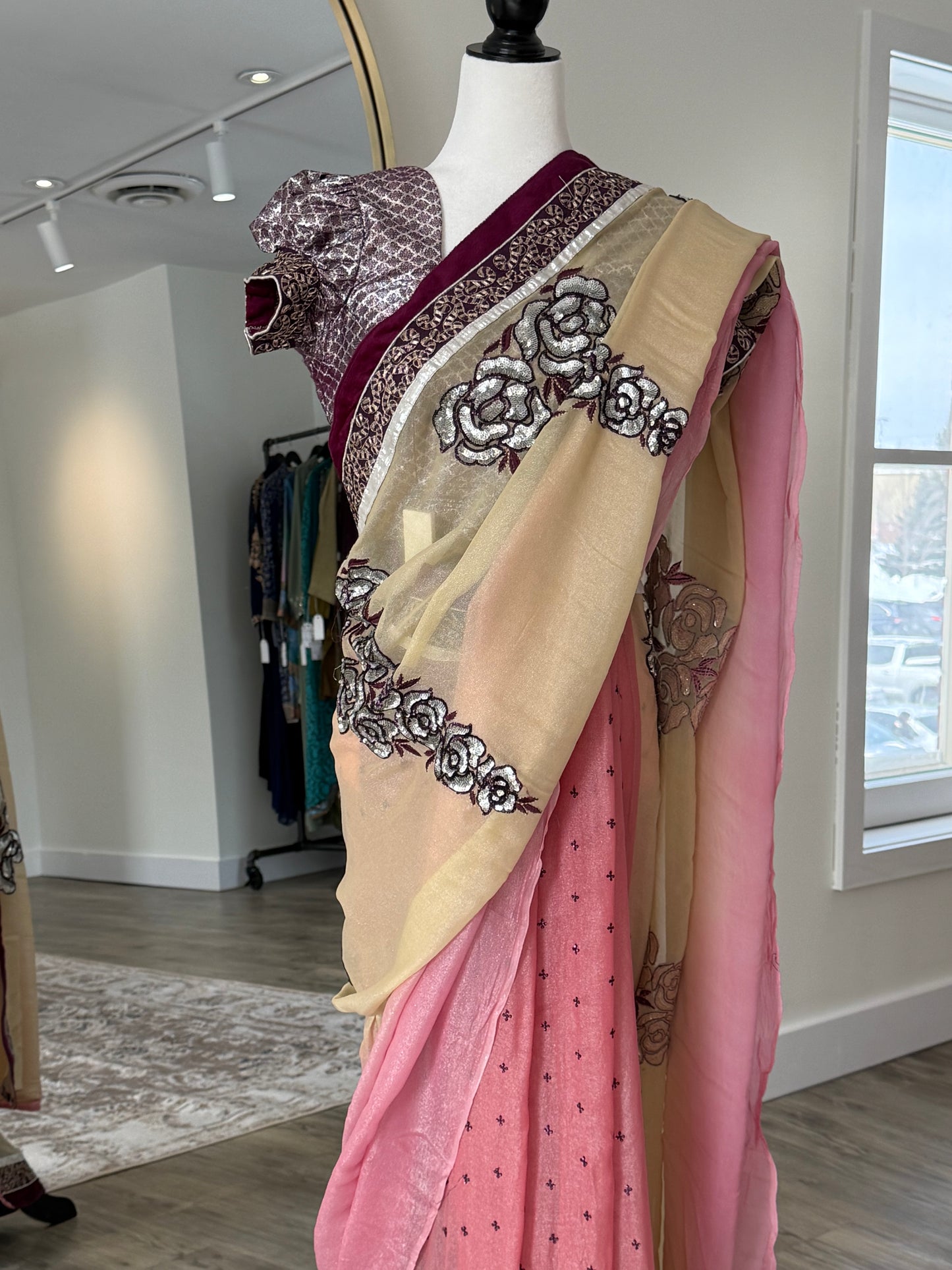 Two Tone Saree