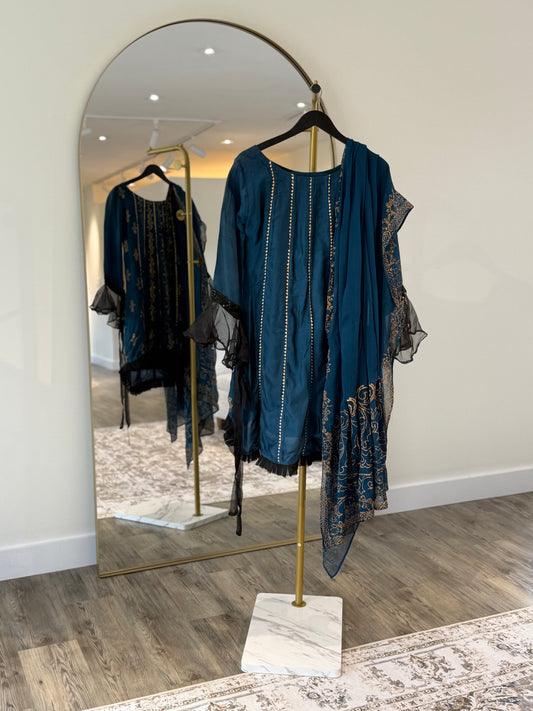 Teal Salwar Kameez