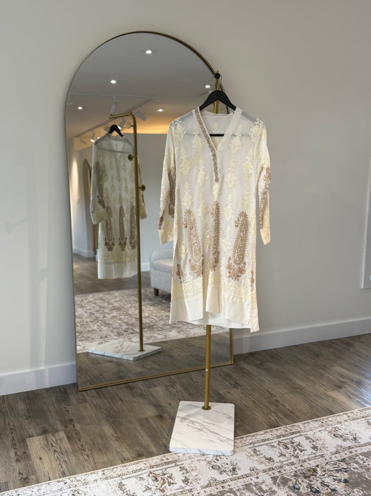 White Linen Kurta
