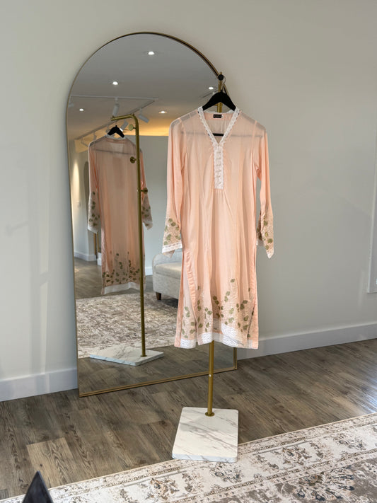 Agha Noor Light Pink Kurta