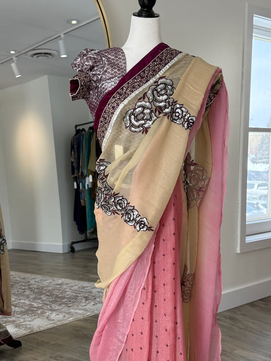 Two Tone Saree