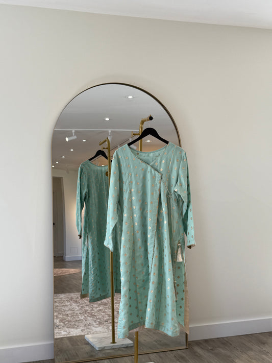 Aqua Salwar Kameez
