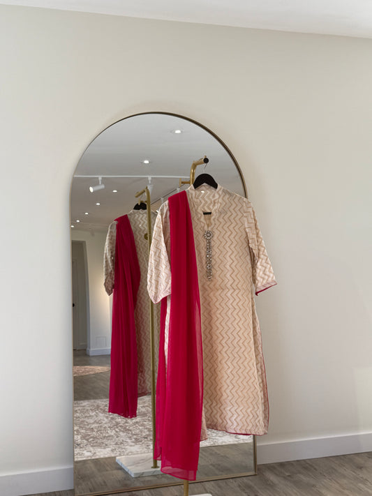 Silk Kurta with Dupatta